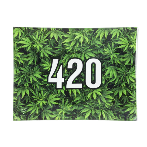 Vsyndicate Survivor Glass Rollin' Trays / Small / 420 Green